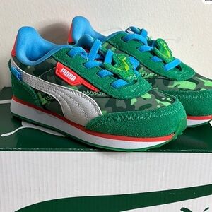 NWT/Box Puma Cocomelon Dinosaur Sneakers